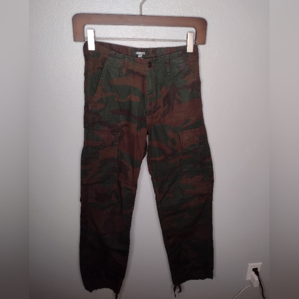 Carhartt Mens WIP Mens Camo Aviation Cargo Pants 28x32 Cargo Outdoor M